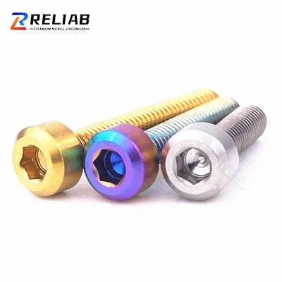 M6X45 GR5 BOULONS DE CAPOPE DE PORTES TITANIUME TITANIUM pour les pièces du moteur